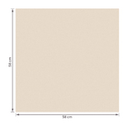 Porcelanato Monocolor Bege Polido Interno Borda Reta 58x58cm Avorio PPO58120R Tecnogres