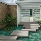 Porcelanato Acetinado Borda Plana Peroba Bege 59x59cm Eliane