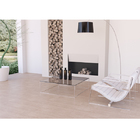 Porcelanato Acetinado Borda Reta Tapajós Marfim 25x103cm Lanzi