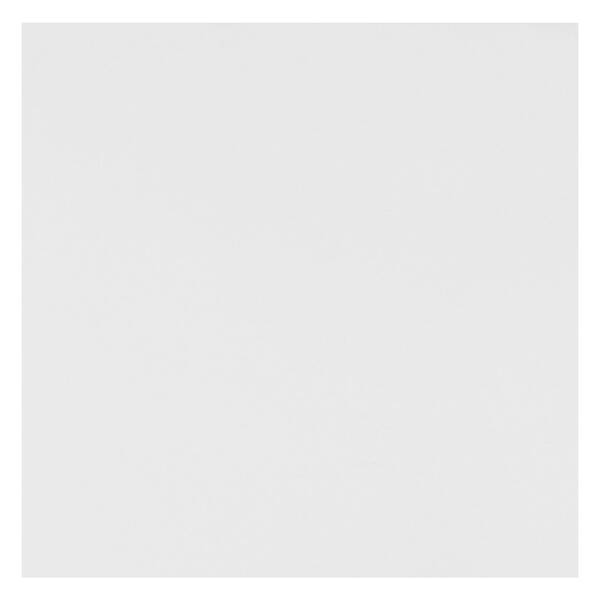 Porcelanato Monocolor Branco Acetinado Borda Arredondada Interno 60x60cm Artico Alpe Eliane