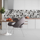 Porcelanato Monocolor Branco Acetinado Borda Arredondada Interno 60x60cm Artico Alpe Eliane