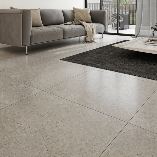 Porcelanato Pedra Acetinado Externo Borda Reta 80x80cm Community