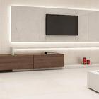 Porcelanato Cimentício Acetinado Borda Reta Interno 100x100cm Munari Branco Eliane