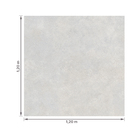 Porcelanato Cimentício Acetinado Borda Reta Interno 120x120cm Connection Silver Biancogres