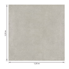 Porcelanato Cimentício Acetinado Interno Borda Reta 120x120cm Manila Eliane
