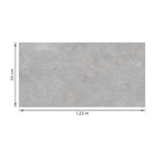 Porcelanato Cimentício Acetinado Interno Borda Reta 20x122cm 70626 Embramaco