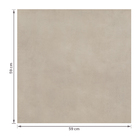 Porcelanato Cimentício Acetinado Interno Borda Reta 59x59cm Munari Cimento Eliane