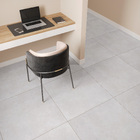 Porcelanato Cimentício Acetinado Borda Reta Interno 61x61cm Beton Off White Artens