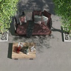 Porcelanato Cimentício Acetinado 72x72cm Externo Borda Reta Madrid Savane