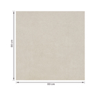 Porcelanato Cimentício Acetinado Borda Reta Interno 80x80cm Distrito Be Portinari