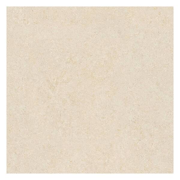Porcelanato Cimentício Acetinado Borda Reta Interno 80x80cm Petra Beige Biancogres