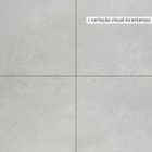 Porcelanato Cimentício Acetinado Borda Reta Interno 83x83cm Chicago Grigio Biancogres