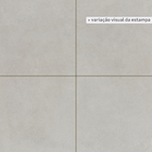 Porcelanato Cimentício Acetinado Borda Reta Interno 84x84cm Cimento Eliane