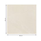 Porcelanato Cimentício Acetinado Borda Reta Externo 84x84cm Gobi Shell Eliane