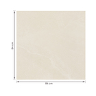 Porcelanato Cimentício Acetinado Borda Reta Interno 84x84cm Gobi Shell Eliane