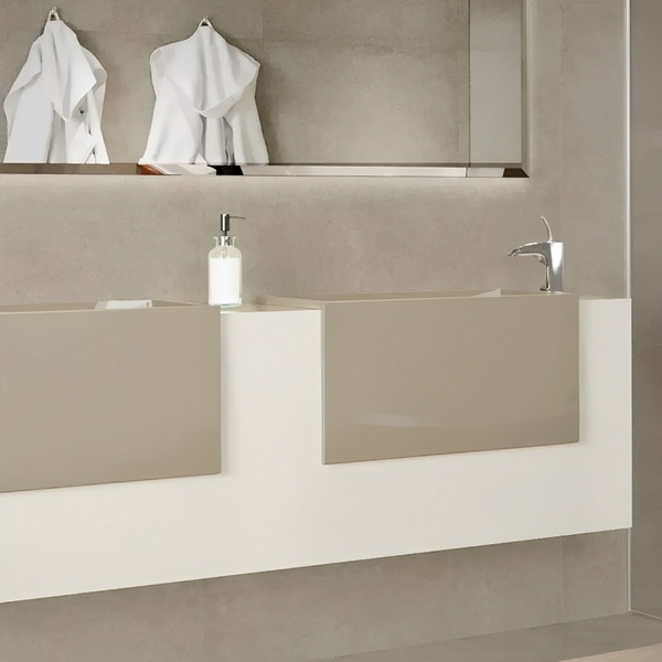 midorioナチュラル Porcelanato Cimentício Acetinado Borda Reta Interno 87,7x87,7cm