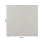 Porcelanato Cimentício Acetinado Borda Reta Interno 90X90cm Cemento Grigio Biancogres