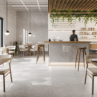 Porcelanato Cimentício Acetinado Borda Reta Interno 90x90cm Atlanta Cinza Incesa