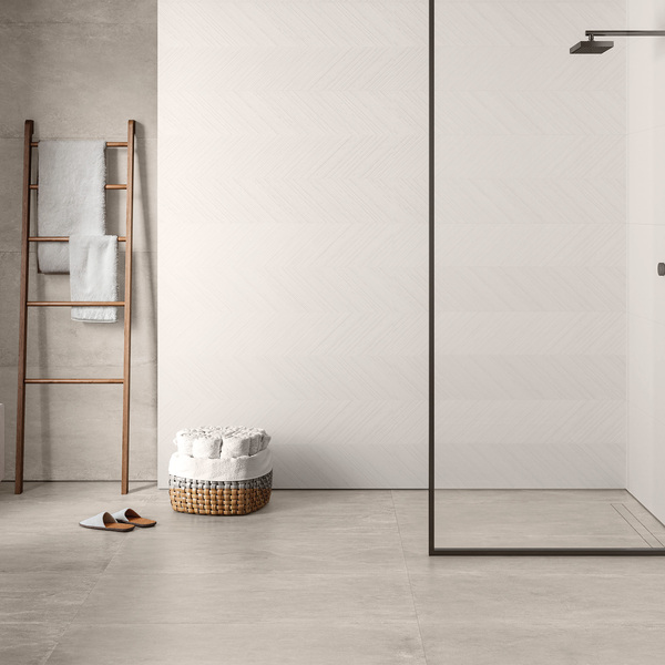 Porcelanato Cimentício Acetinado Borda Reta Interno 90x90m Fuso
