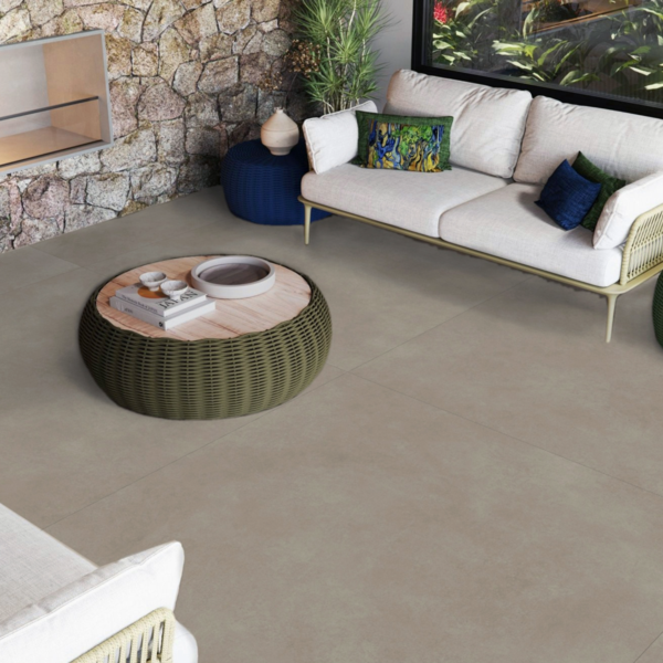 Porcelanato Cimentício Acetinado Interno Borda Reta 94x94cm 94727