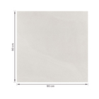 Porcelanato Cimentício Acetinado Borda Reta Externo 90x90cm Khali Off White Eliane