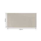 Porcelanato Cimentício Acetinado Borda Reta Interno 60x120cm Khali Gris Eliane