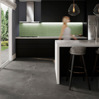 Porcelanato Cimentício Fosco Borda Reta Externo 100x100cm Munich Preto Portinari