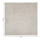 Porcelanato Cimentício Fosco Externo Borda Reta 71x71cm 71401 Embramaco