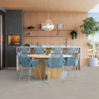 Porcelanato Cimentício Fosco Borda Reta Externo 71x71cm 71409 Cinza Embramaco