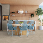 Porcelanato Cimentício Fosco Borda Reta Externo 94x94cm 94728 Cinza Embramaco