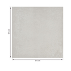 Porcelanato Cimentício Granilhado Borda Reta Externo 91x91cm Manaa Light Gray Artens