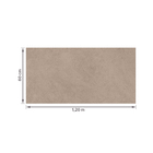 Porcelanato Cimentício Acetinado Borda Reta Externo 60x120cm Caliza Greige Eliane