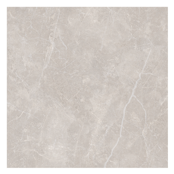 Porcelanato Cimentício Polido Borda Reta Interno 61,8x61,8cm Marmo Palladio Gris DP61403 Decore