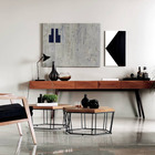 Porcelanato Cimentício Polido Borda Reta Interno 90x90cm Artsy Cement Portobello