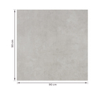 Porcelanato Cimentício Polido Borda Reta Interno 90x90cm London Artens