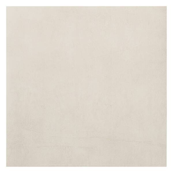 Porcelanato Cimentício Polido Borda Reta Interno 90x90cm York Branco Portinari