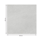 Porcelanato Cimentício Acetinado Borda Arredondada Interno 60x60cm Caliza Frost Eliane