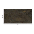 Porcelanato Decorado Polido Interno Borda Reta 62x121cm P70685 Embramaco