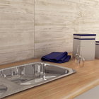 Porcelanato Esmaltado Borda Reta 22x66cm modelo Grapia Almond Itagres