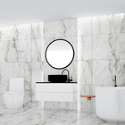 Porcelanato Interno Mármore Esmaltado Borda Reta Borgia 76x76cm Pamesa