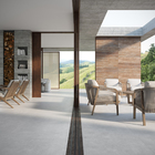 Porcelanato Externo Cimento Esmaltado Borda Reta Studio Gray 90x90cm Biancogres