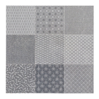 Porcelanato Interno Decorado Esmaltado Borda Reta Zen Cement 60x60cm Portobello