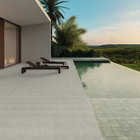 Porcelanato Pedra Fosco Borda Arredondada Externo 60x60cm Malibu Fog Portobello