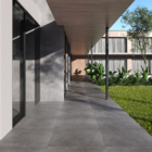 Porcelanato Cimentício Fosco Borda Reta Externo 90x90cm Belgique Bleue Portobello