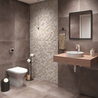 Porcelanato Interno Esmaltado Acetinado Borda Reta 60x60cm Nord Kaffe Portobello