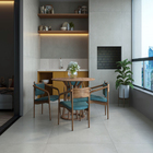 Porcelanato Interno Acetinado Borda Reta 120x120cm Manila Cinza Eliane