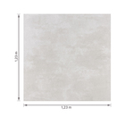 Porcelanato Interno Acetinado Borda Reta 123x123cm Soft Concreto 123001 Embramaco