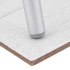 Porcelanato Amadeirado Acetinado Borda Reta Interno 19,7x120cm Blanc Eliane