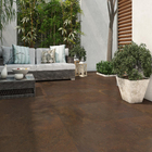 Porcelanato Interno Acetinado Borda Reta 56x113cm Corten Savane