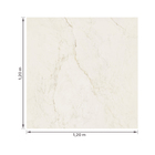 Porcelanato Marmorizado Polido Borda Reta Interno 120x120cm Apuano Oro Portobello